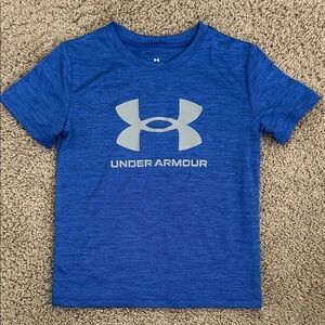 Under Armour Kids Heathered Blue Tee